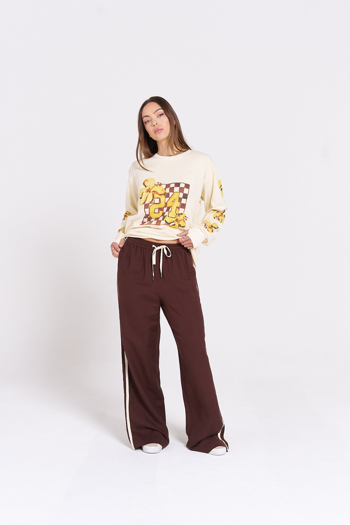 Island Sports Club Long Sleeve Top - MAKU THE LABEL 
