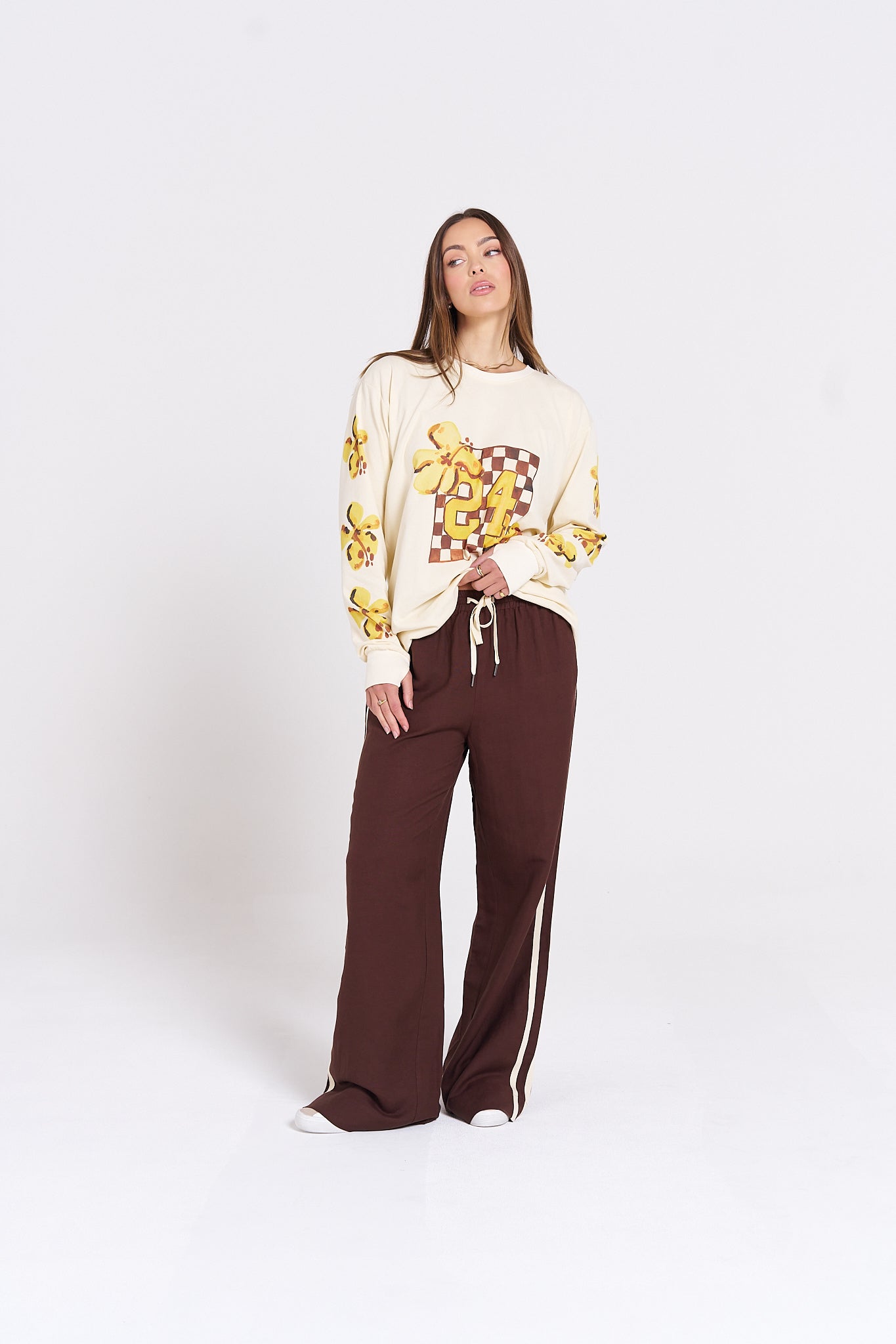 Island Sports Club Long Sleeve Top - MAKU THE LABEL 