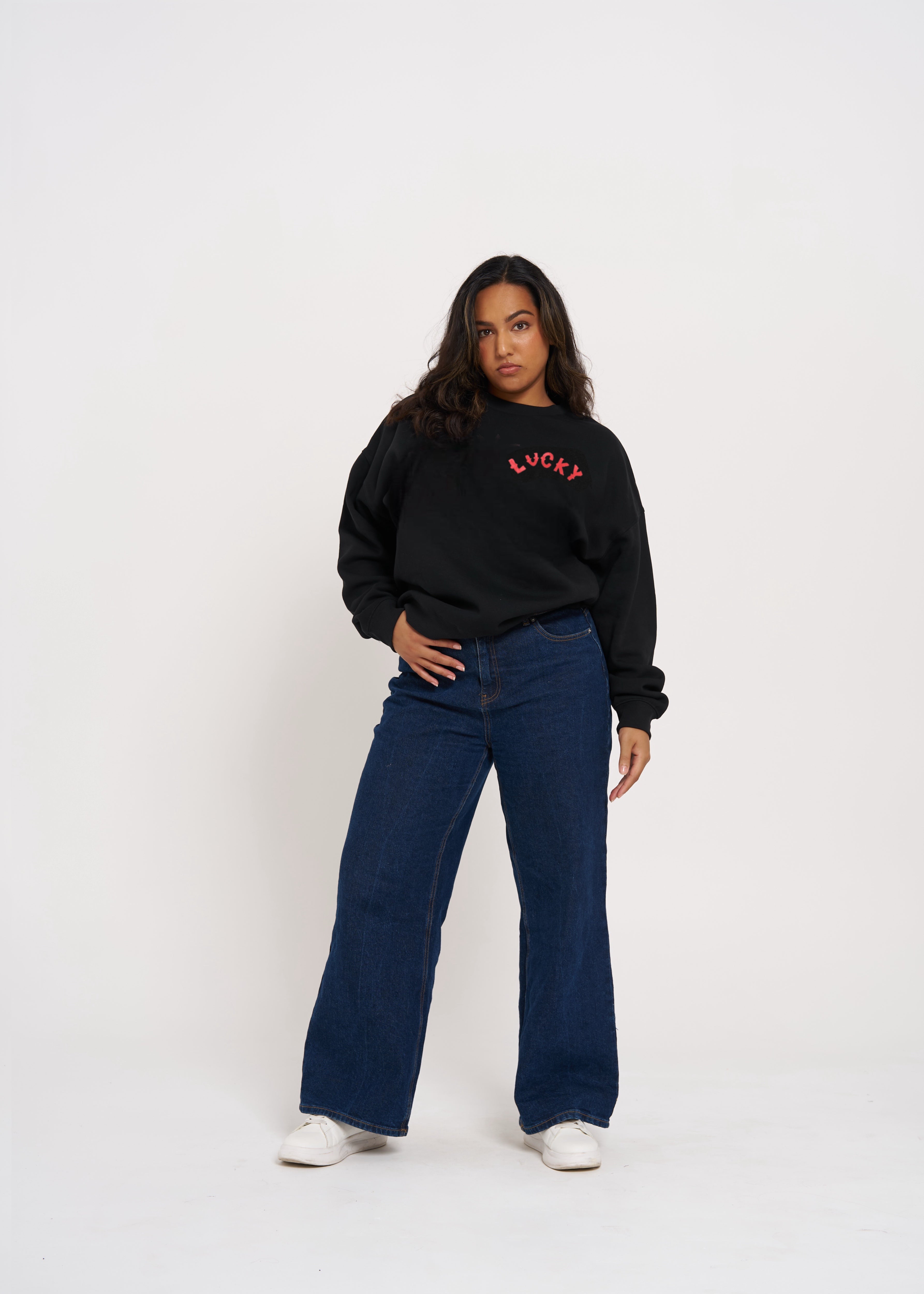 LUCKY - Good Sport Crew neck sweater - MAKU THE LABEL 