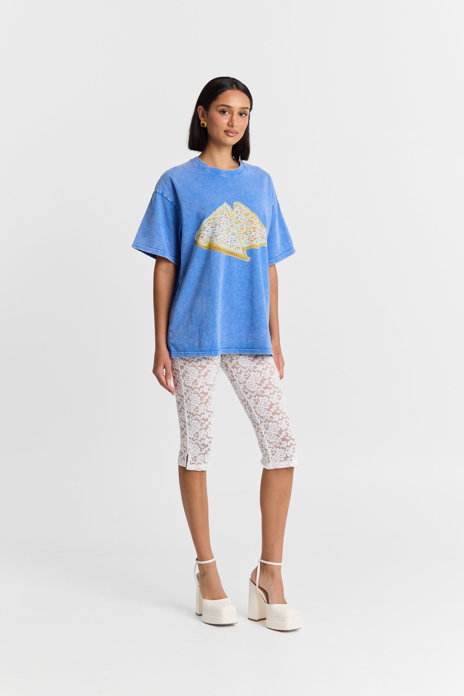 Fairy Bread Acid Wash Oversize Tee