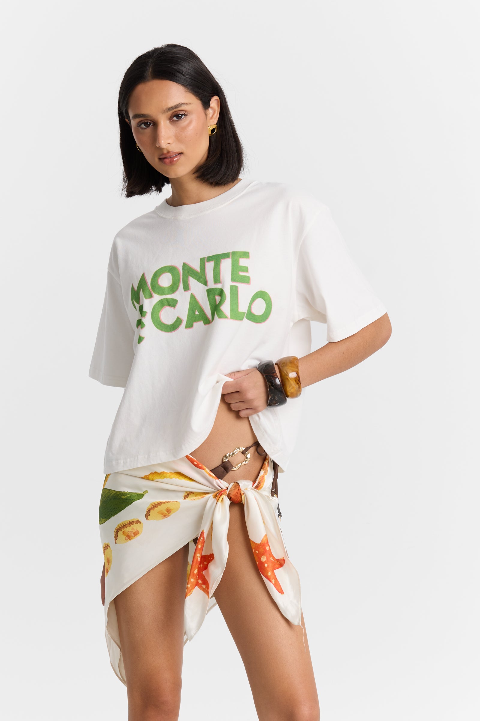 Monte Carlo Boxy Crop Tee