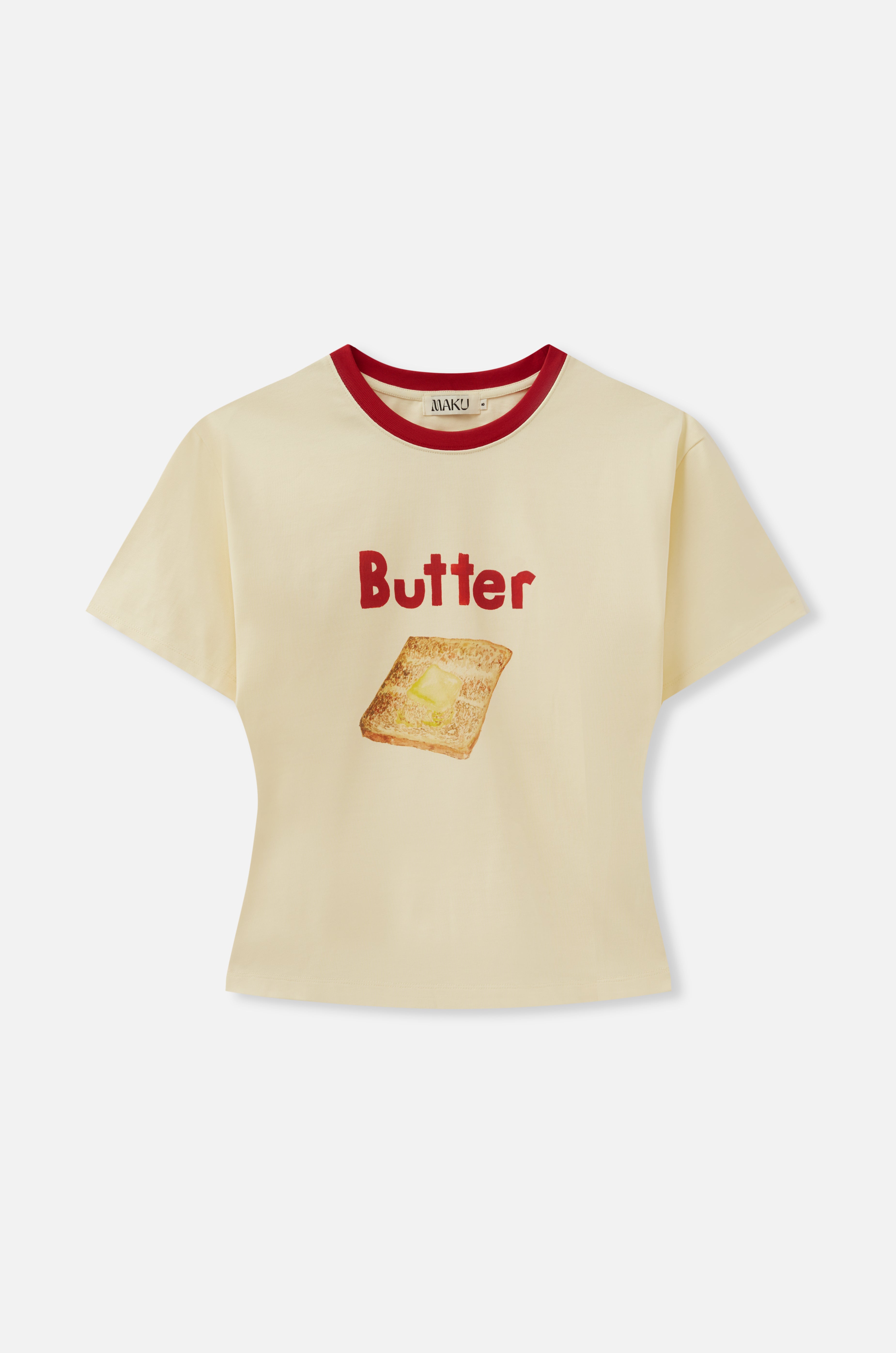 Butter On Toast Fitted Tee