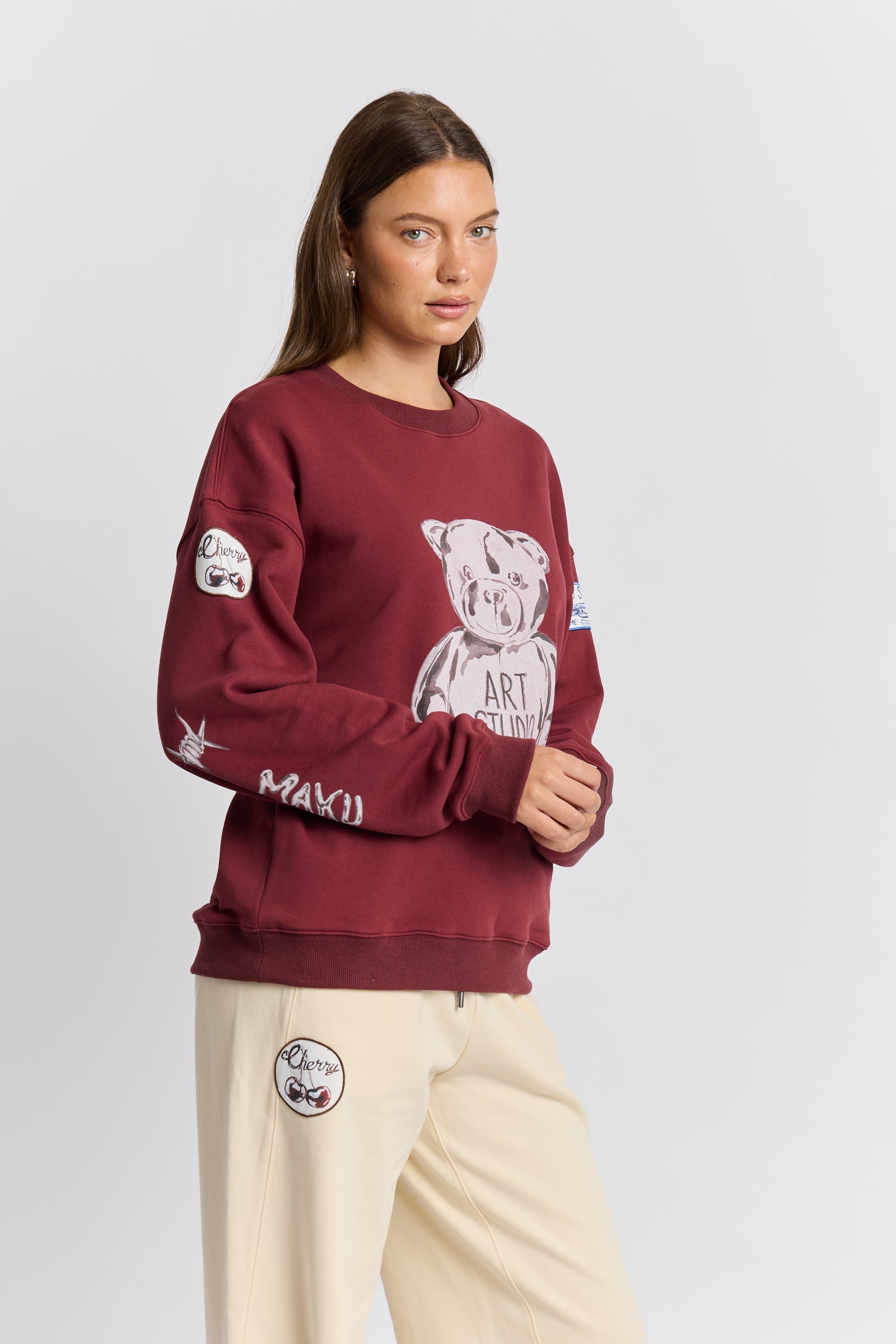 トップス PANTY-BEAR SWEATSHIRT Teddy Bear Sweatshirt – MAKU THE LABEL