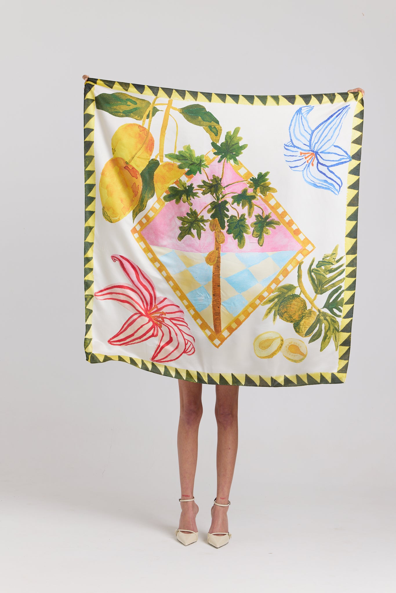 silk plants palm springs Palm Springs Scarf – MAKU THE LABEL