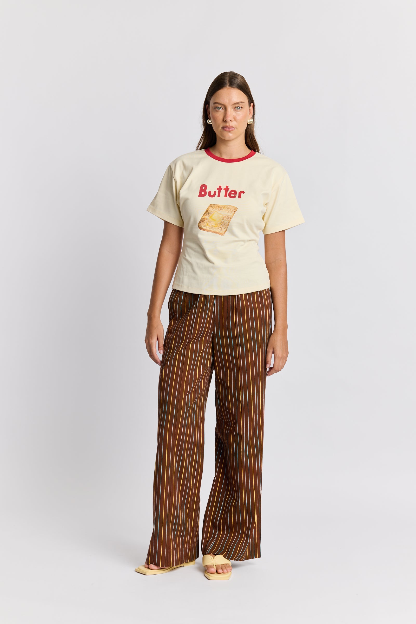 Butter On Toast Fitted Tee