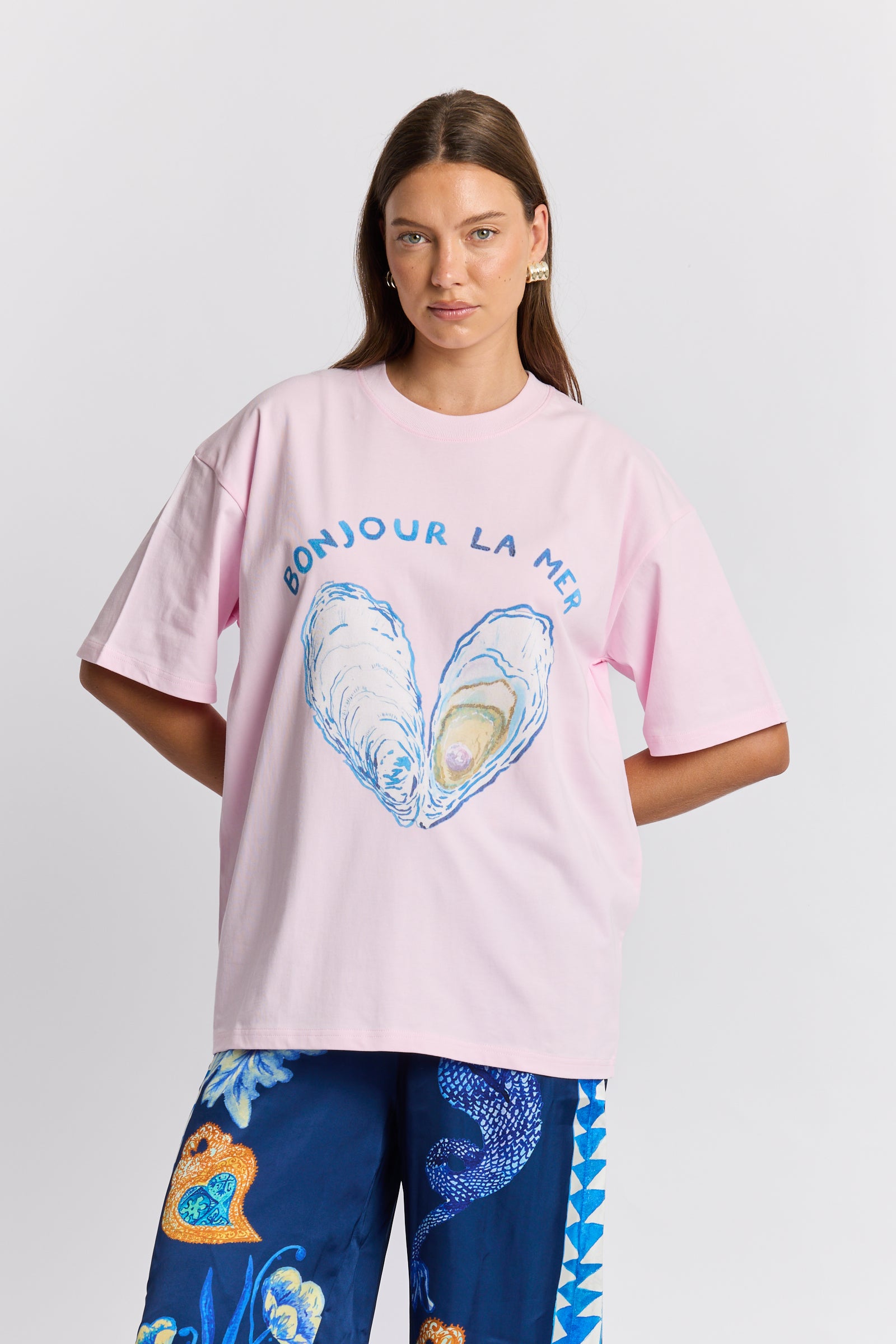 Bonjour La Mer Oversize Tee