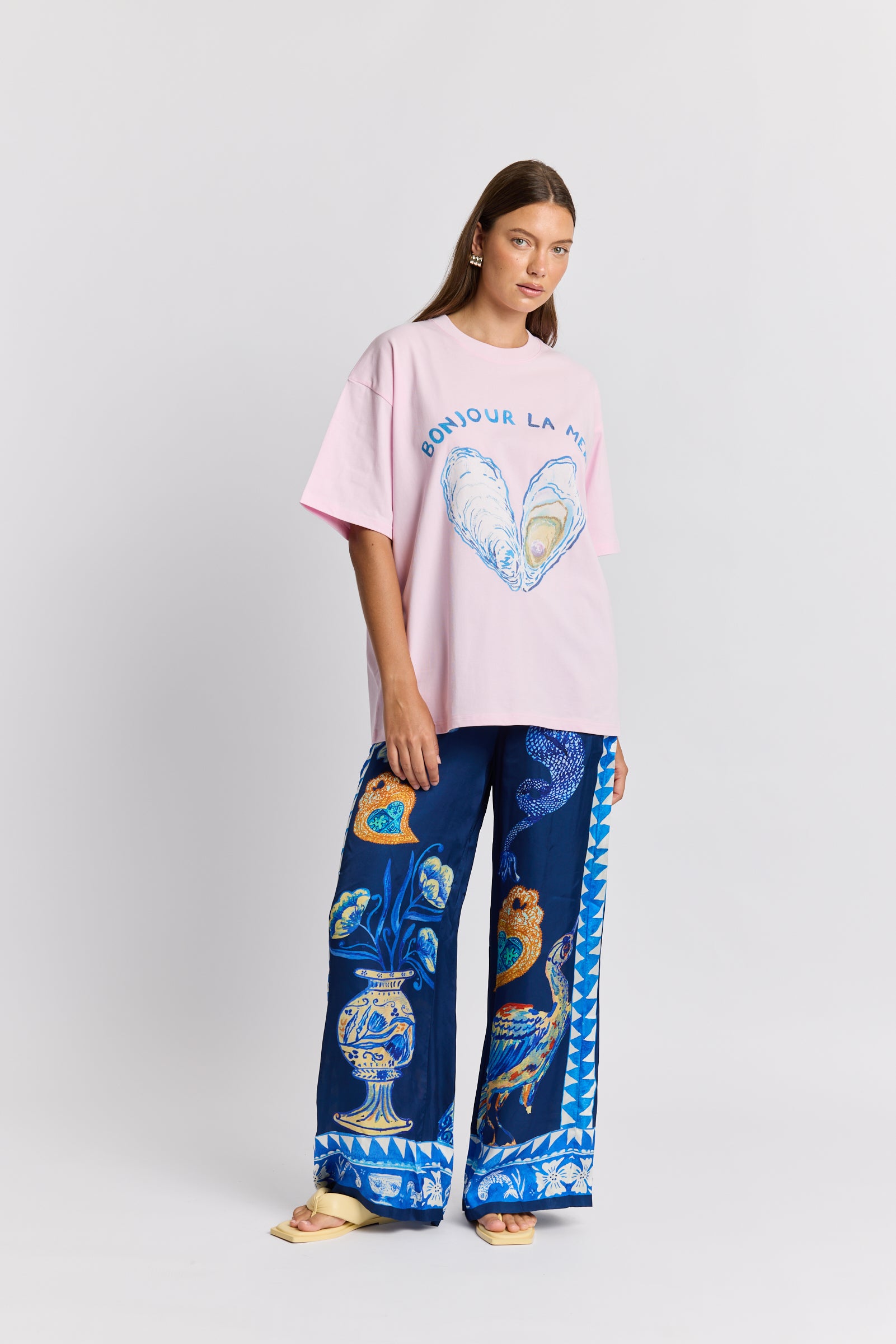 Bonjour La Mer Oversize Tee