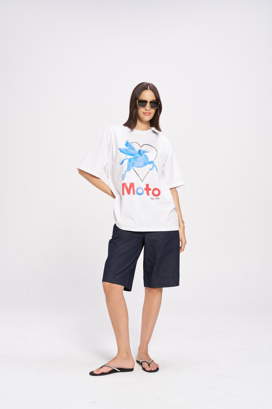 MTL Moto Oversize T-shirt - MAKU THE LABEL 
