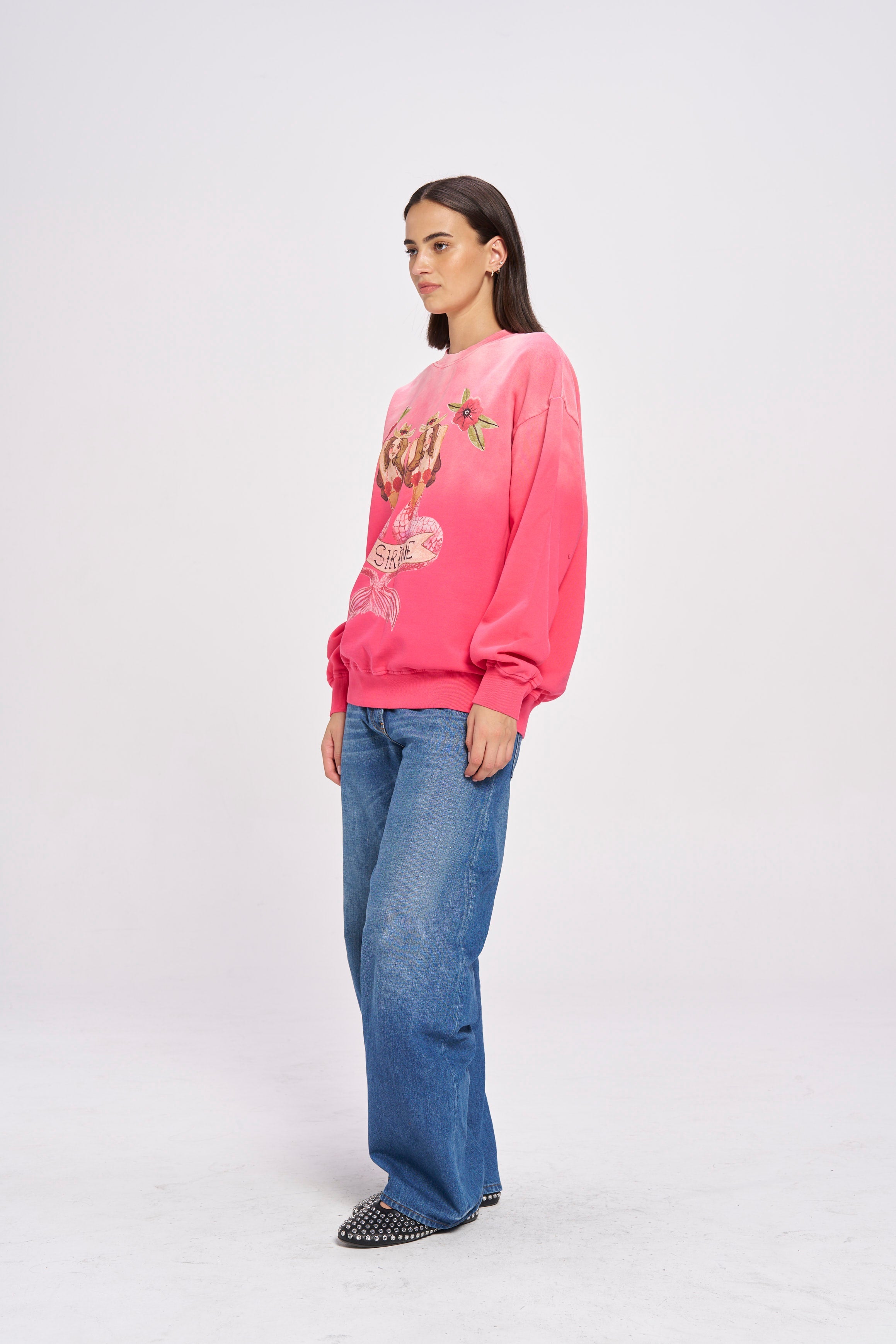 Mermaid La Sirene Crew Neck - MAKU THE LABEL 