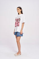New York Fleur Oversize Tee - MAKU THE LABEL 