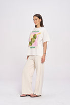 Olive Girl Oversize T-Shirt - MAKU THE LABEL 
