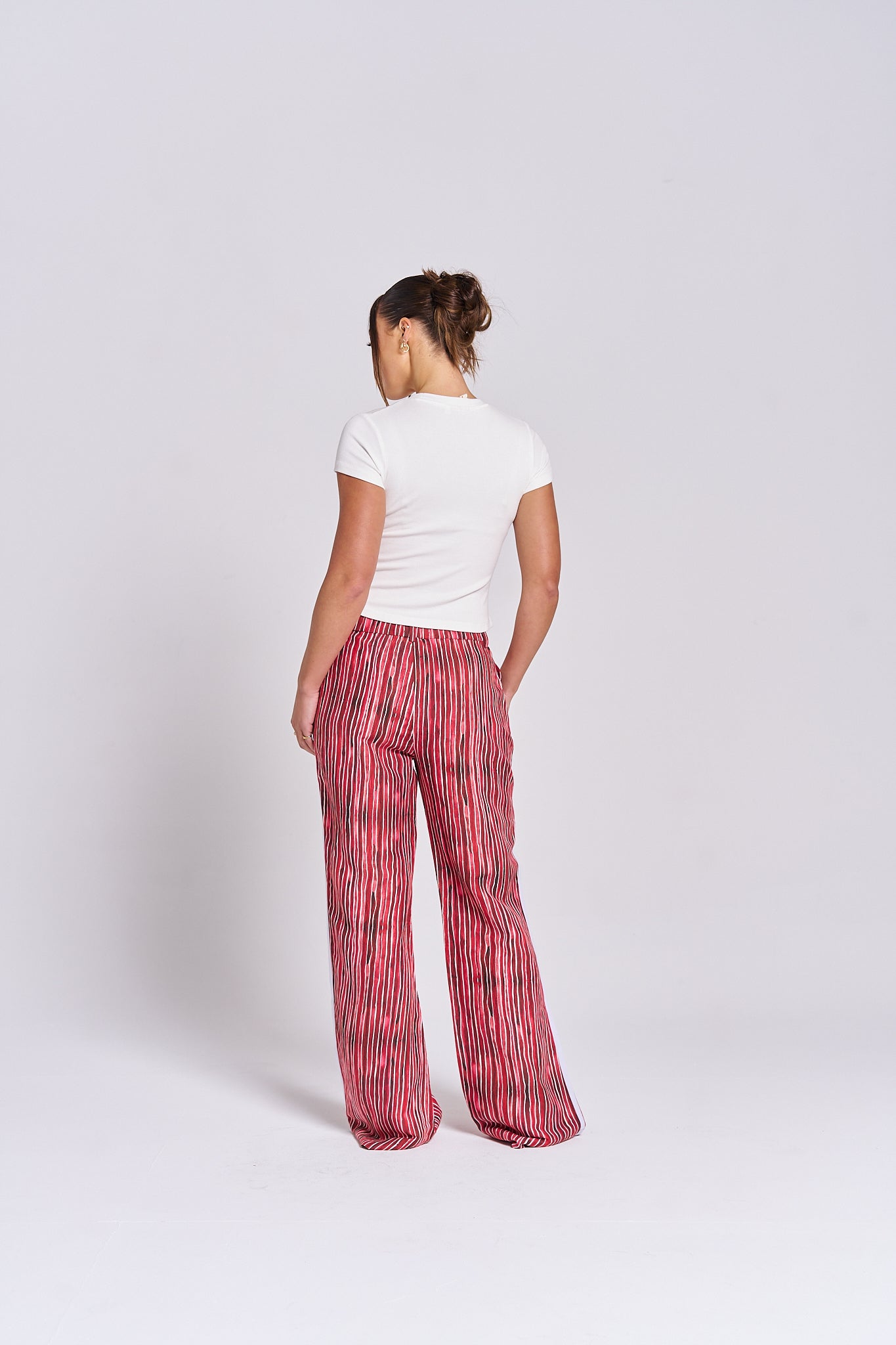 Pomegranate Linen Pants - Pre-Order Sold Out - MAKU THE LABEL 