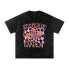 Psychedelic Garden Snow Wash Tee - MAKU THE LABEL 