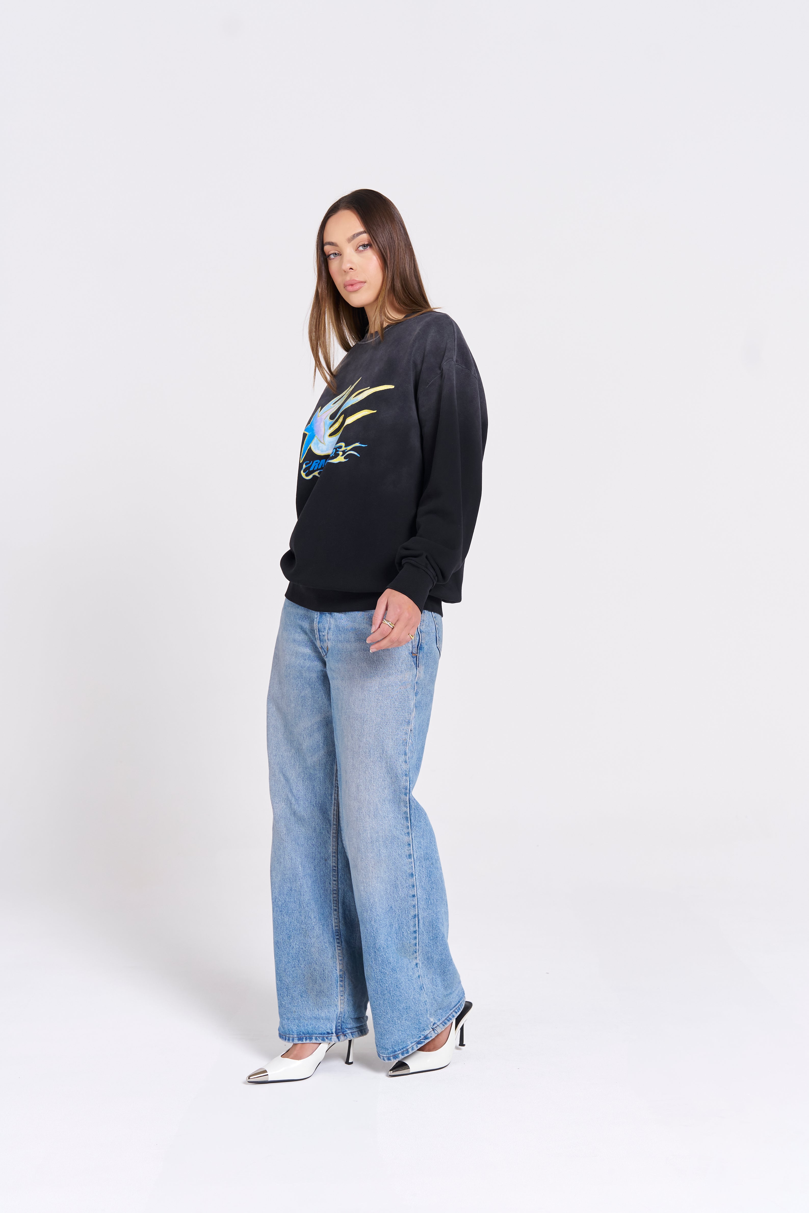 RACING CO ACID WASH CREW - MAKU THE LABEL 
