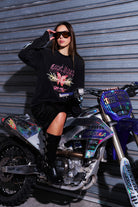 Racing Hearts L/S Snow Wash STYLERUNNER EXCLUSIVE ONLY - MAKU THE LABEL 