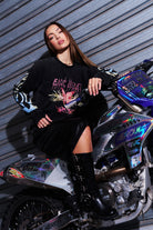 Racing Hearts L/S Snow Wash STYLERUNNER EXCLUSIVE ONLY - MAKU THE LABEL 