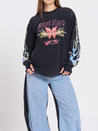 Racing Hearts L/S Snow Wash STYLERUNNER EXCLUSIVE ONLY - MAKU THE LABEL 
