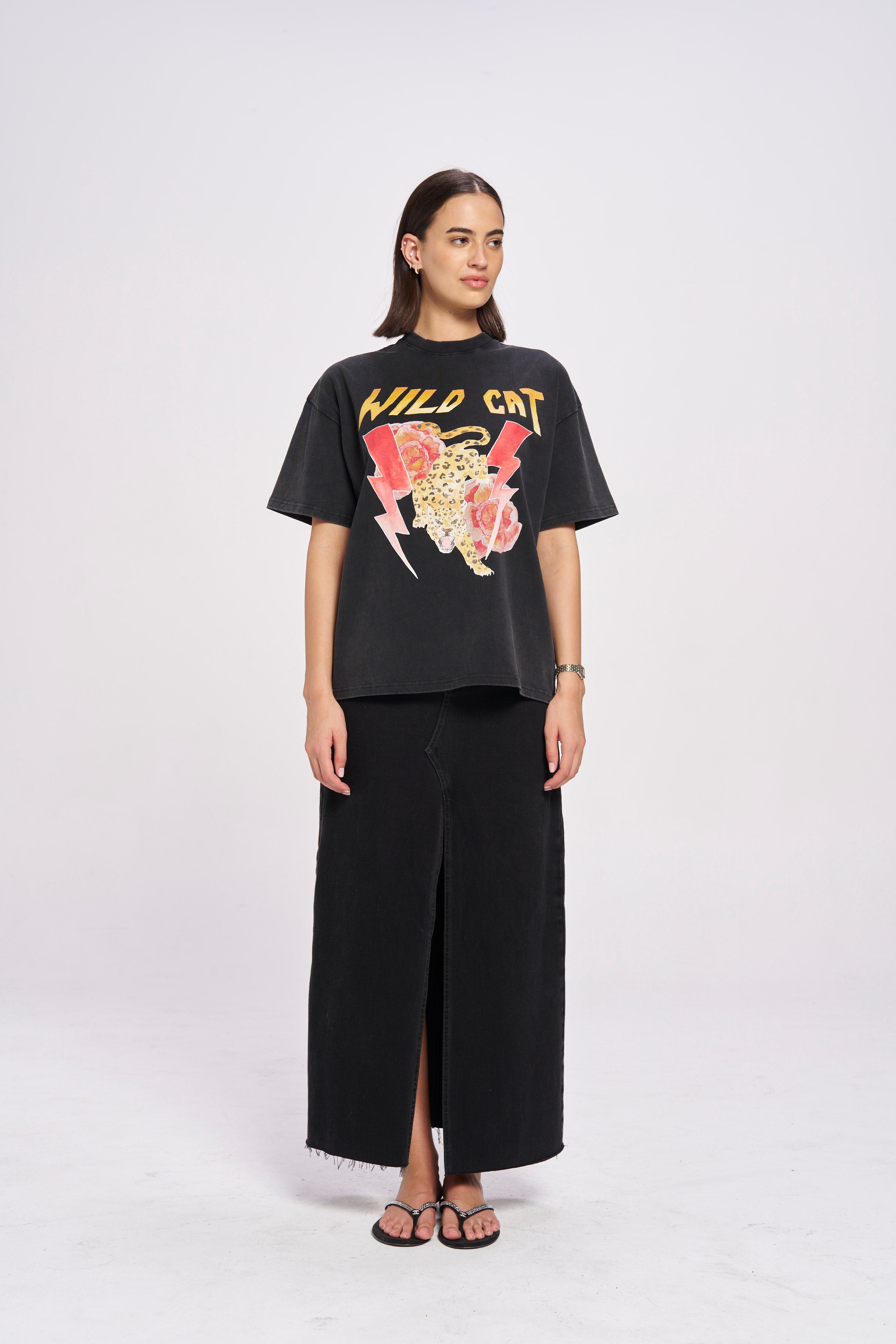Special Edition Wild Cat Vintage Tee SR exclusive - MAKU THE LABEL 