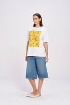 Sun Flower Oversize tee - MAKU THE LABEL 