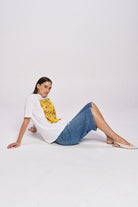 Sun Flower Oversize tee - MAKU THE LABEL 