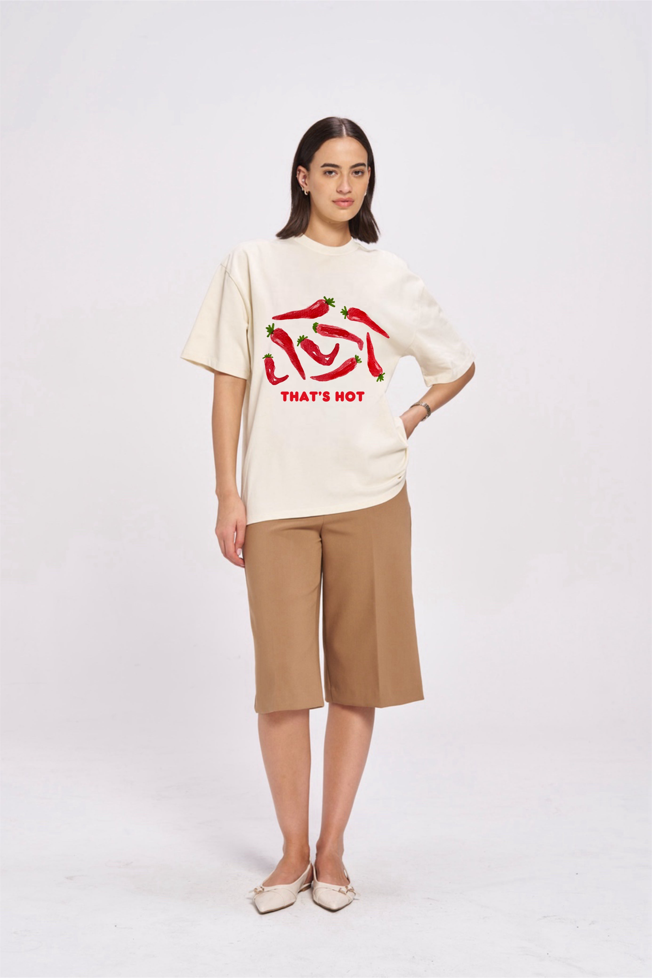 That's Hot Oversize Tee - MAKU THE LABEL 