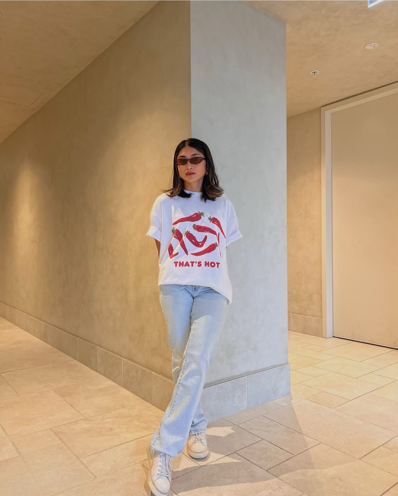 That's Hot Oversize Tee - MAKU THE LABEL 