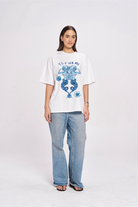 Tsunami Maiden Oversize Tee - MAKU THE LABEL 