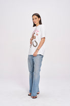 Western Lucky Oversize Tee - MAKU THE LABEL 
