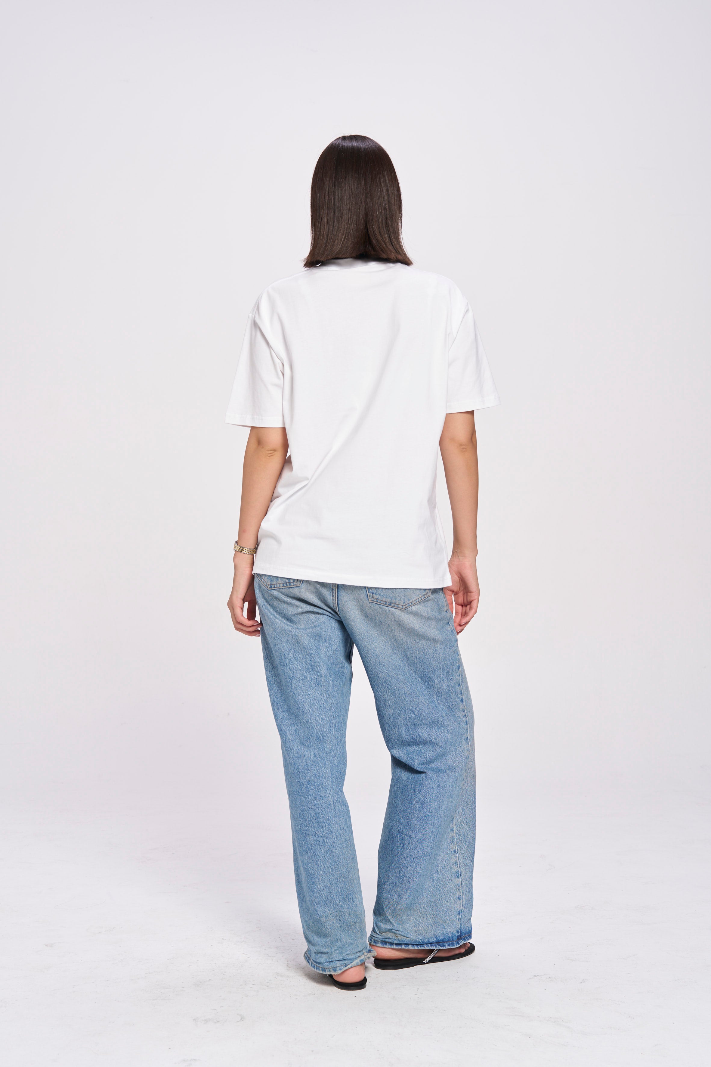 Western Lucky Oversize Tee - MAKU THE LABEL 