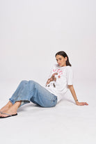 Western Lucky Oversize Tee - MAKU THE LABEL 