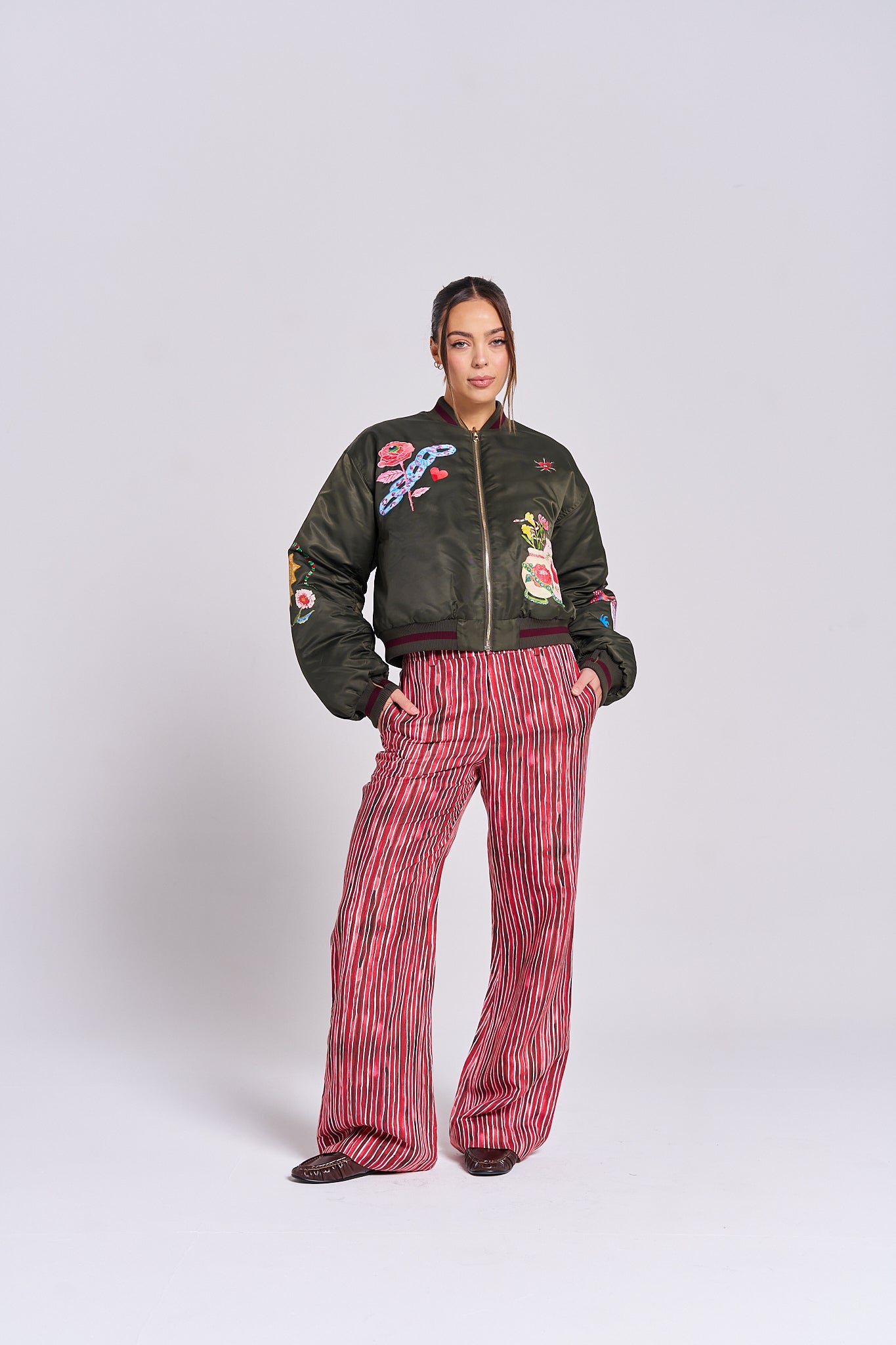Wildflower Bomber - Pre-Order Sold Out - MAKU THE LABEL 