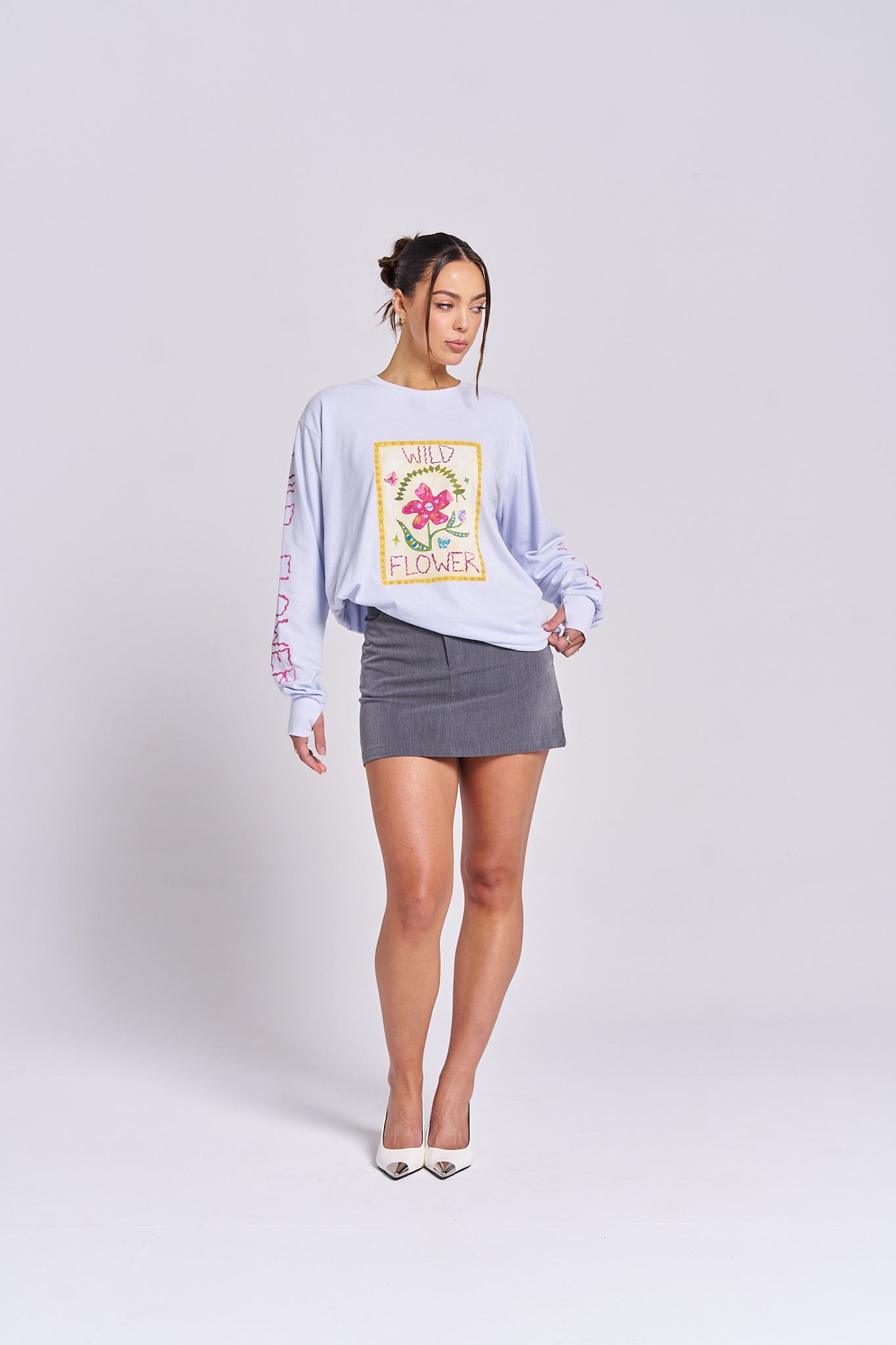 Wildflower Long Sleeve  - Pre-Order Sold Out - MAKU THE LABEL 