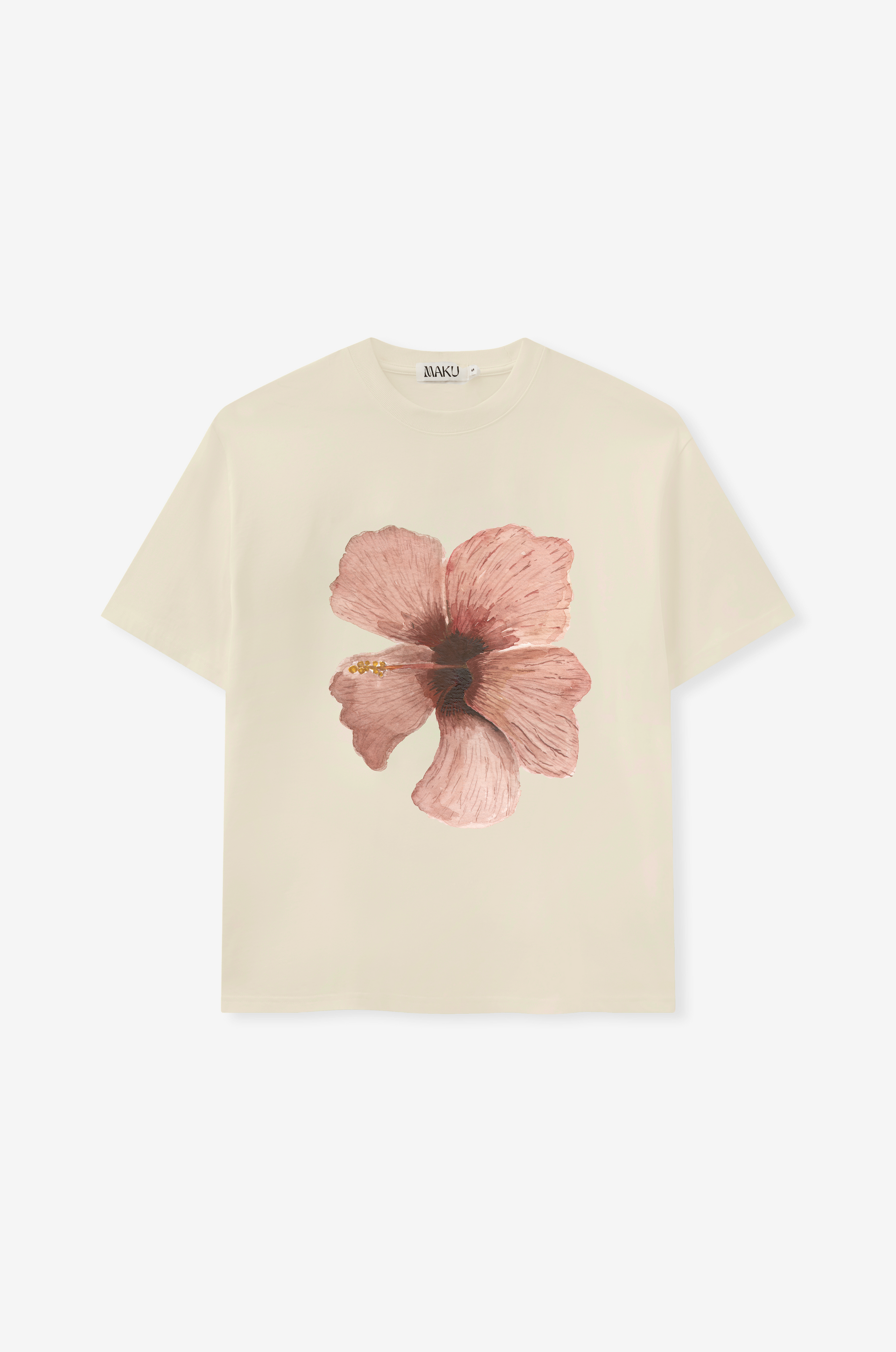 Burgundy Hibiscus Oversize Tee – MAKU THE LABEL