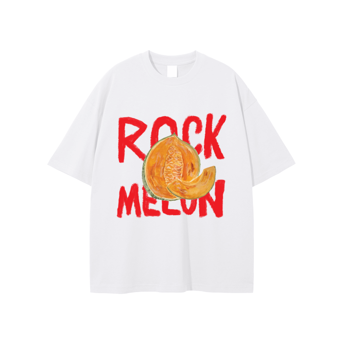 Melon ,Melon T-shirt ,Graphic tshirt ,Oversize tshirt ,Green tshirt ,Red tshirt ,Pink tshirt ,Blue tshirt ,White and red tshirt ,Orange and green tshirt 