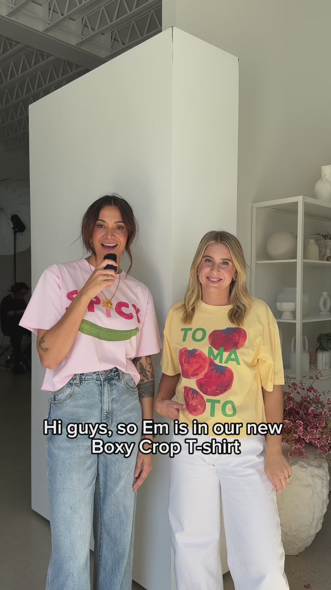 Tomato Boxy Crop Tee